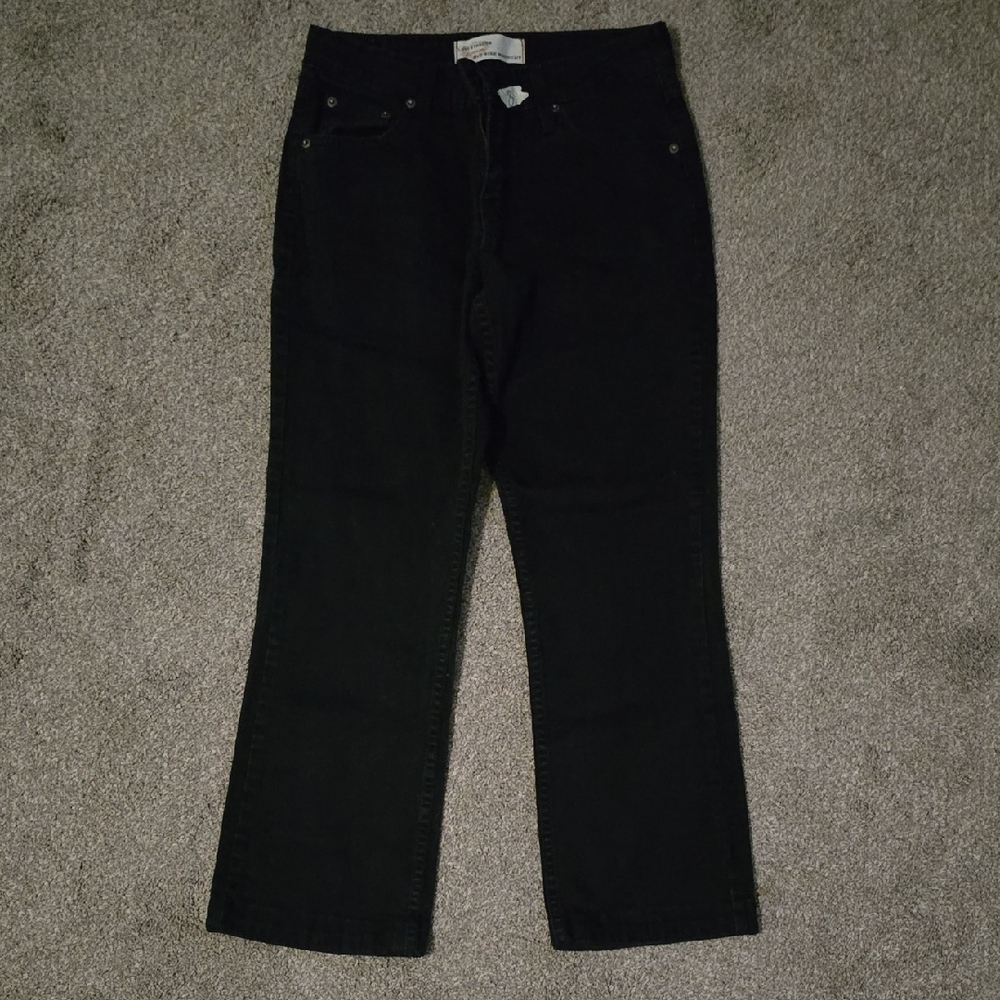 Levi's Black Mid Rise Bootcut Jeans